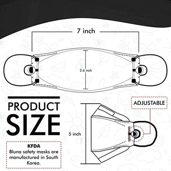 Onique KF94 kids mask. 17 of them! - Picture 5 of 7